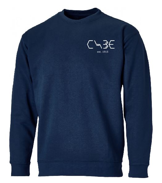CHBE Crewneck — Navy view 1